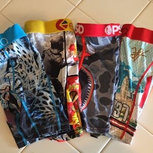 Ethika Kids Boxer Briefs Set - Multicolor Graphic Designs
